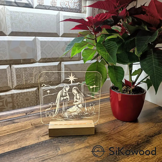 Osvetljen motiv jaslic